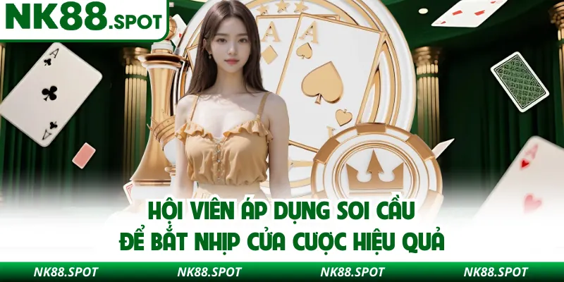 Hội viên áp dụng soi cầu để bắt nhịp cửa cược hiệu quả
